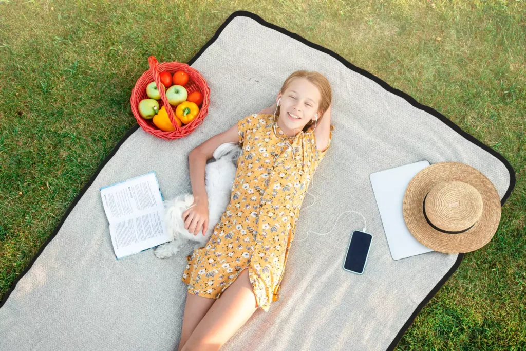 water repellent picnic blanket